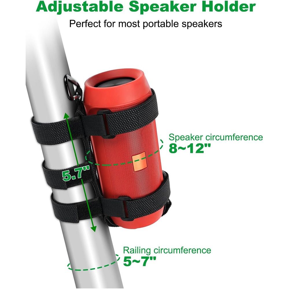 Musical Instrument Band - Speaker Holder Mount for Bike/GOLF Cart/Boat
