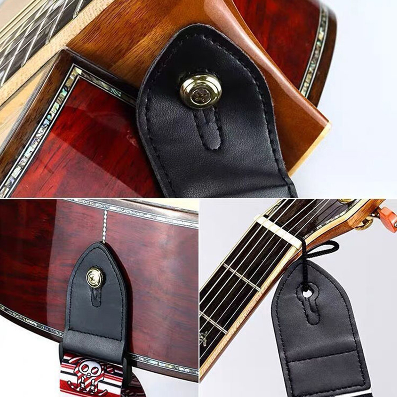 Embroidered Print Guitar Strap - Musical Instrument Organ ulasan dan harga