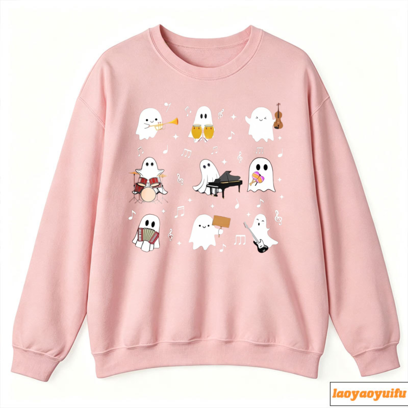 Cute Ghost Band Playing Musica - Musical Instrument All ulasan dan harga