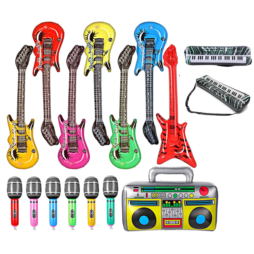 Inflatable Instruments Toy Set - Musical Instrument Blow ulasan dan harga