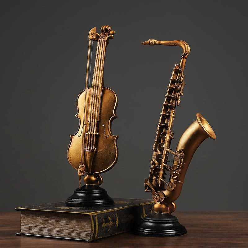 Vintage Violin Saxophone Model - Musical Instrument Fagot ulasan dan harga