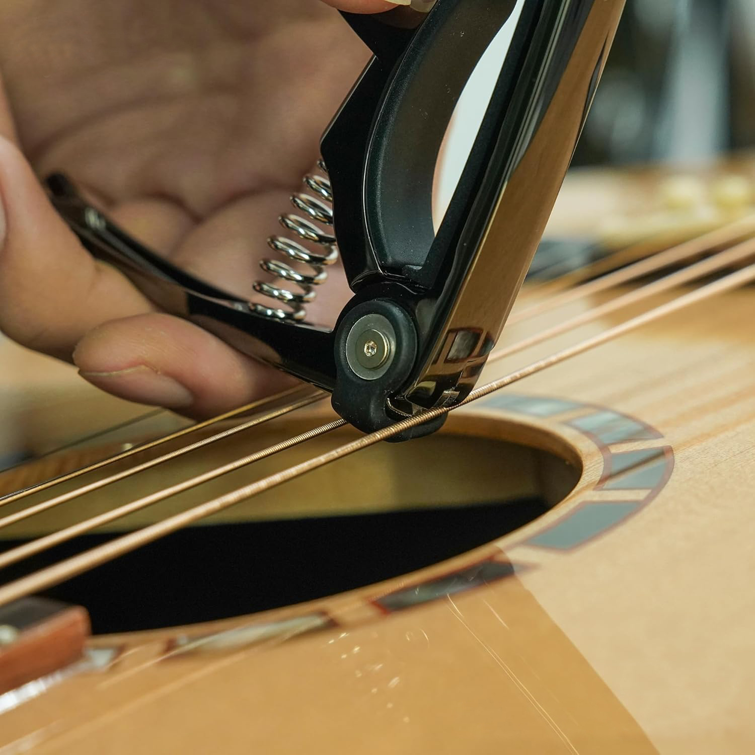 4-in-1 Guitar Capo for 6 Strin - Musical Instrument Organ ulasan dan harga