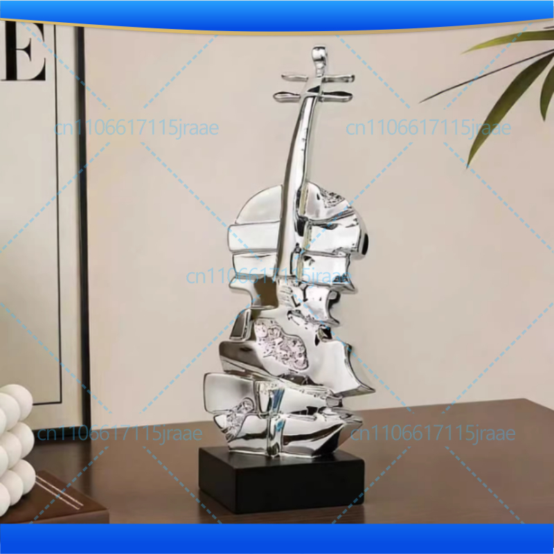 Creative Golden Violin Sculptu - Musical Instrument Fagot ulasan dan harga