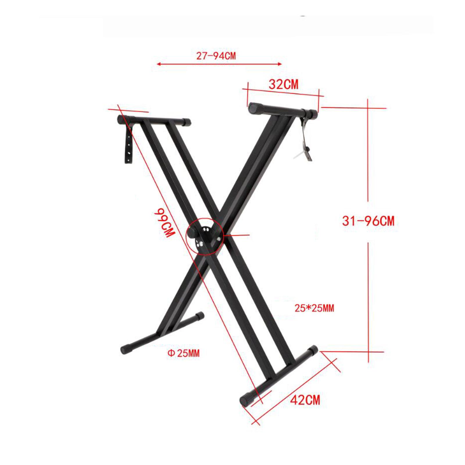 Heavy Duty Piano Keyboard Stan - Musical Instrument Organ ulasan dan harga