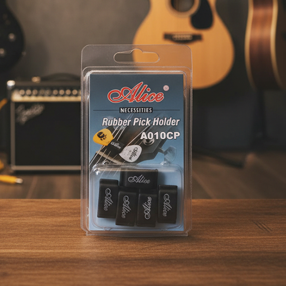 Alice Black Rubber Pick Holder - Musical Instrument Fagot ulasan dan harga