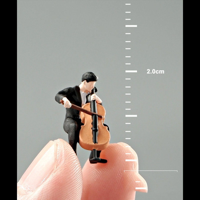 1/64 Scale Figure Band Violin  - Musical Instrument Fagot ulasan dan harga