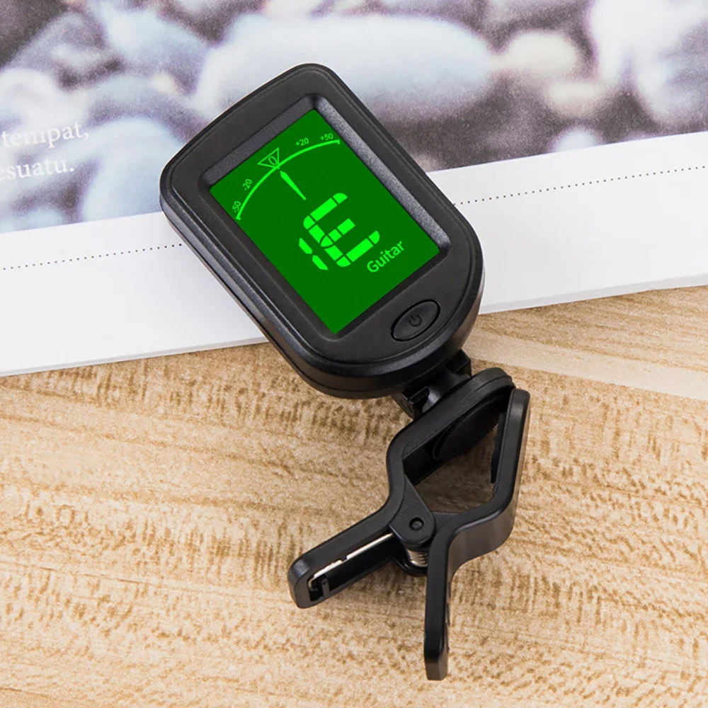 Guitar Tuner Clip-on Chromatic - Musical Instrument Organ ulasan dan harga