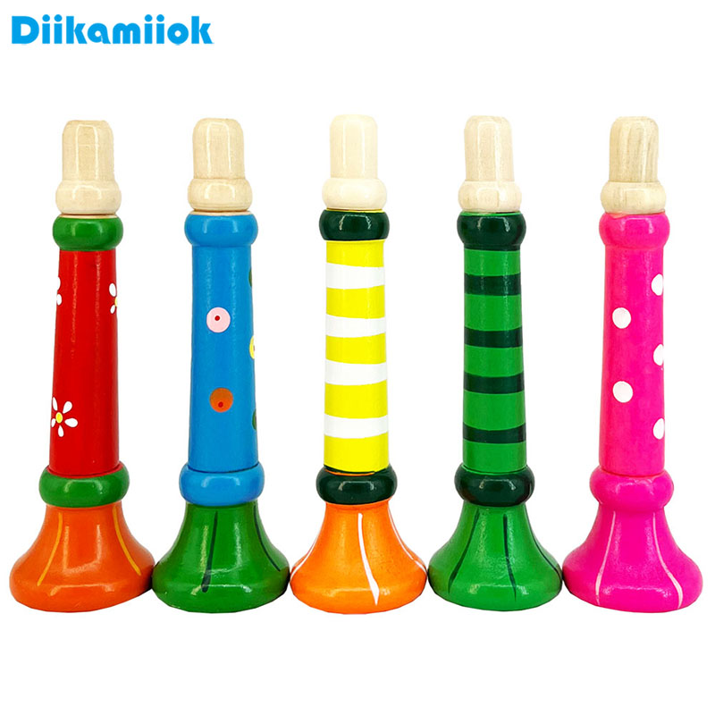 Wooden Trumpet Children Toy Ho - Musical Instrument Fagot ulasan dan harga