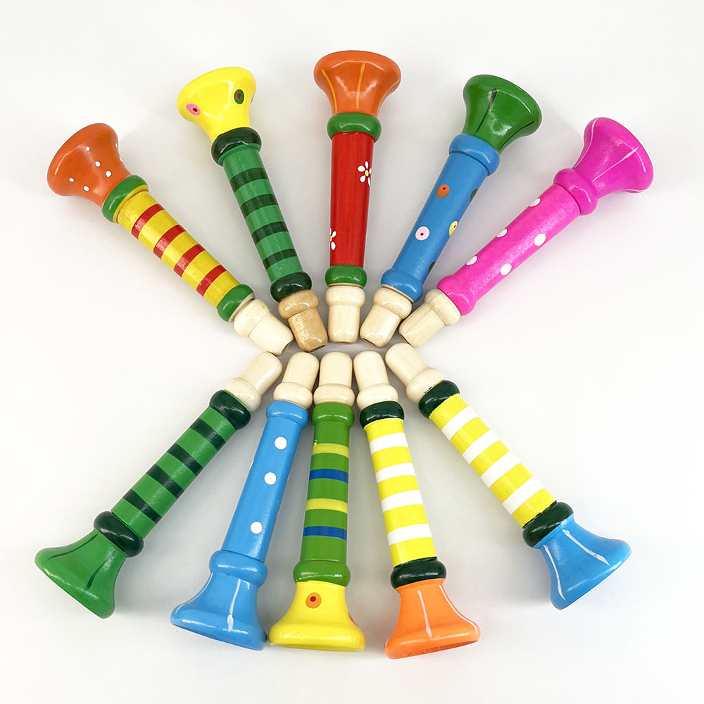 Wooden Trumpet Children Toy Ho - Musical Instrument Fagot ulasan dan harga