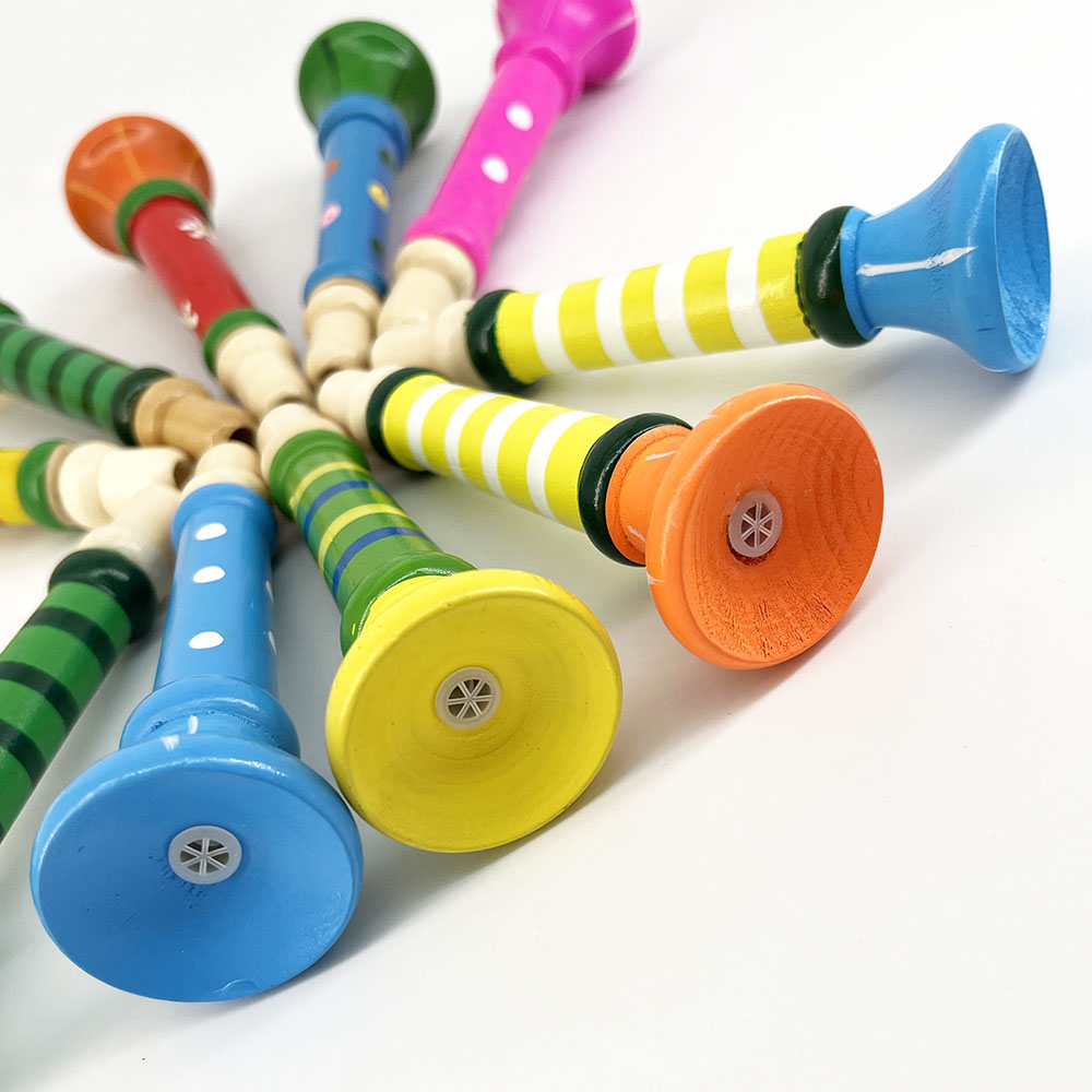 Wooden Trumpet Children Toy Ho - Musical Instrument Fagot ulasan dan harga