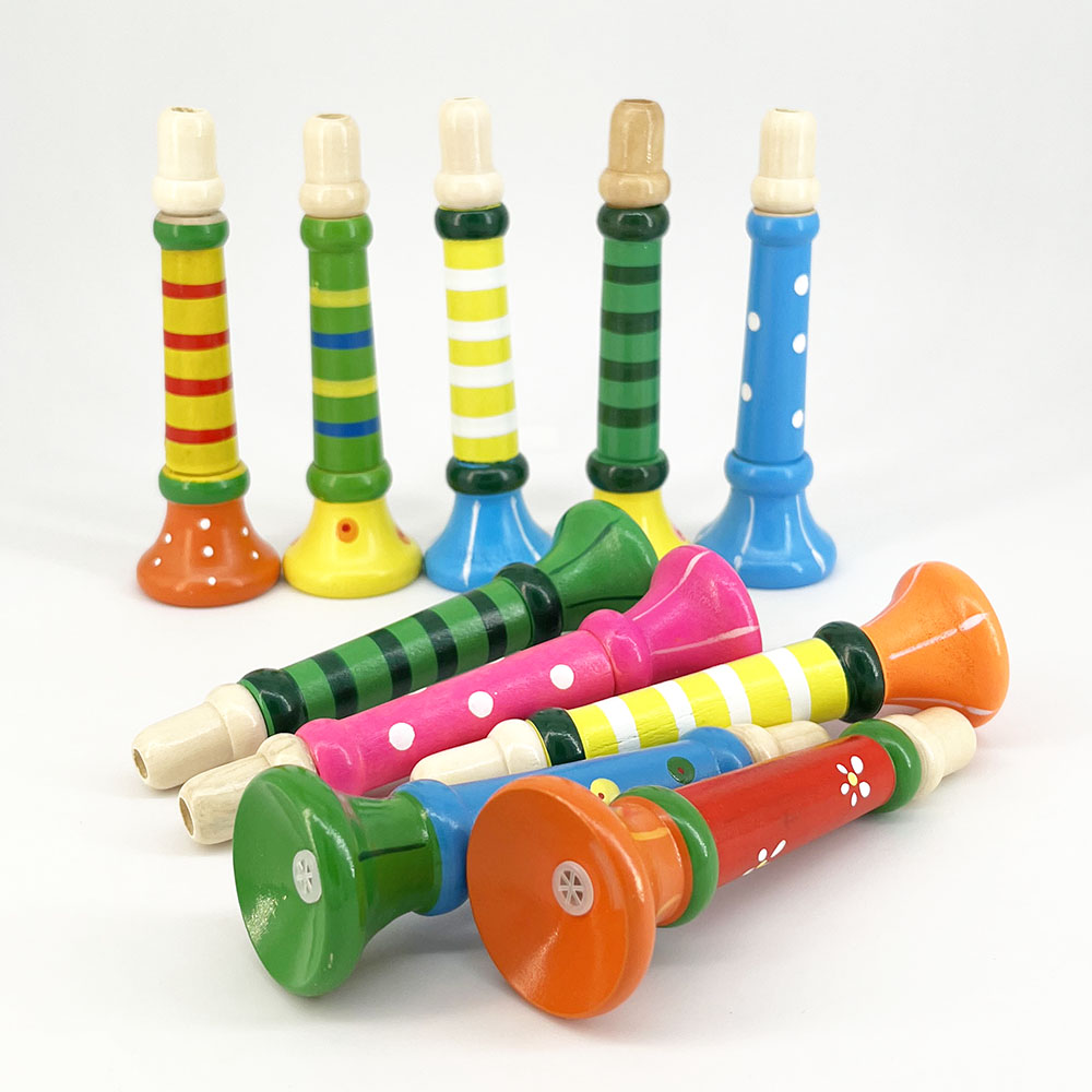 Wooden Trumpet Children Toy Ho - Musical Instrument Fagot ulasan dan harga