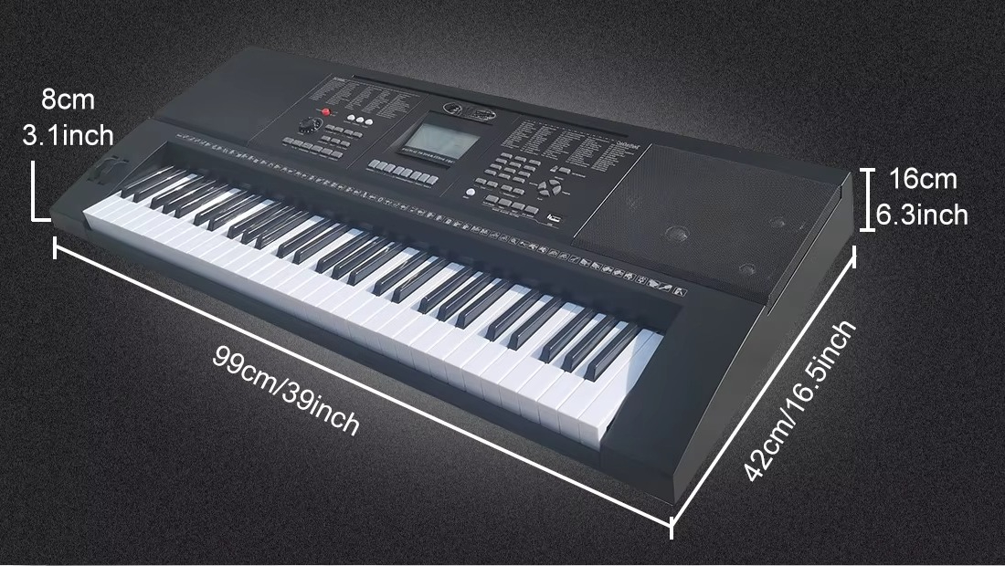 61 Keys Digital Piano Keyboard - Musical Instrument Organ ulasan dan harga