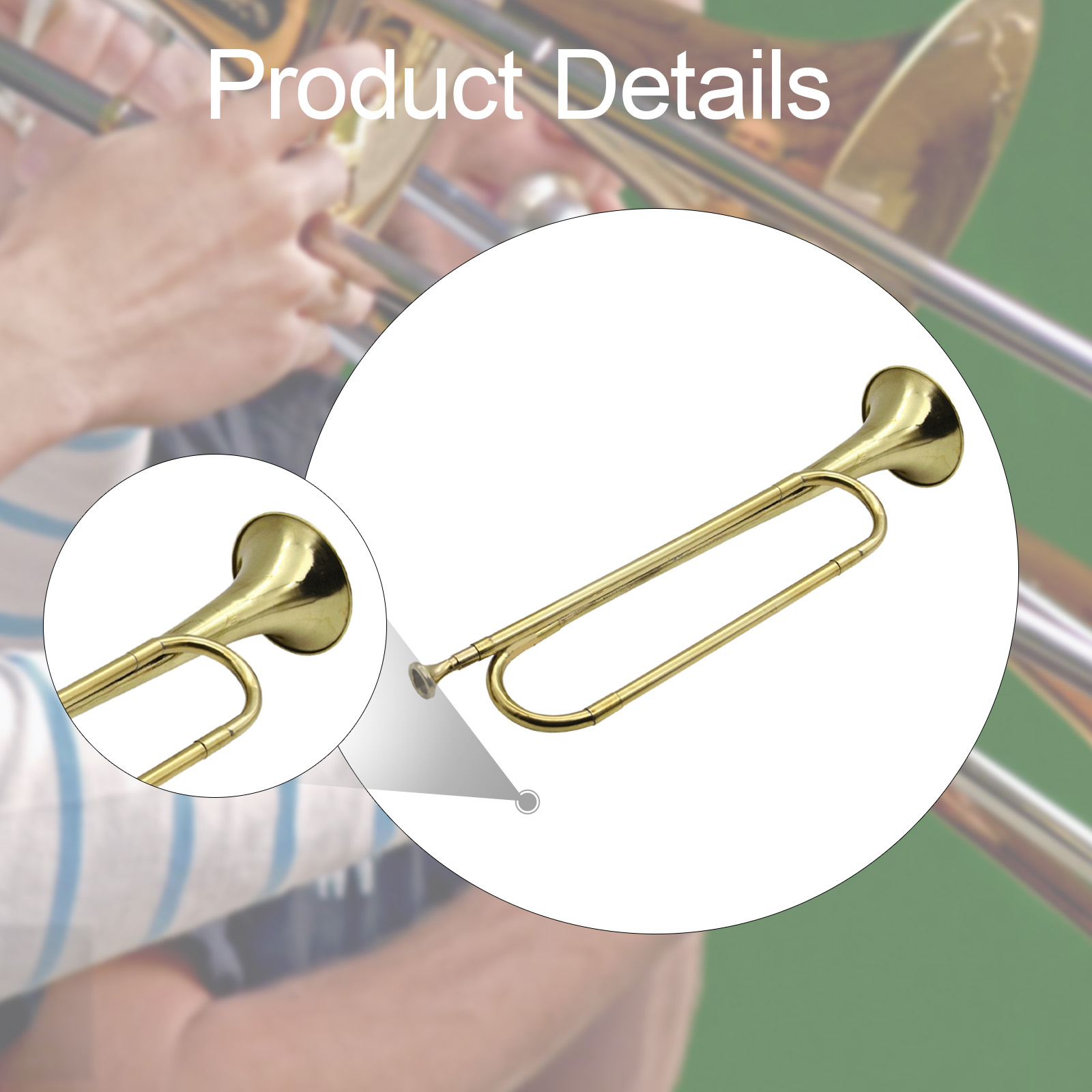 Brass Trumpet Bugle Music Inst - Musical Instrument In Orchestra ulasan dan harga