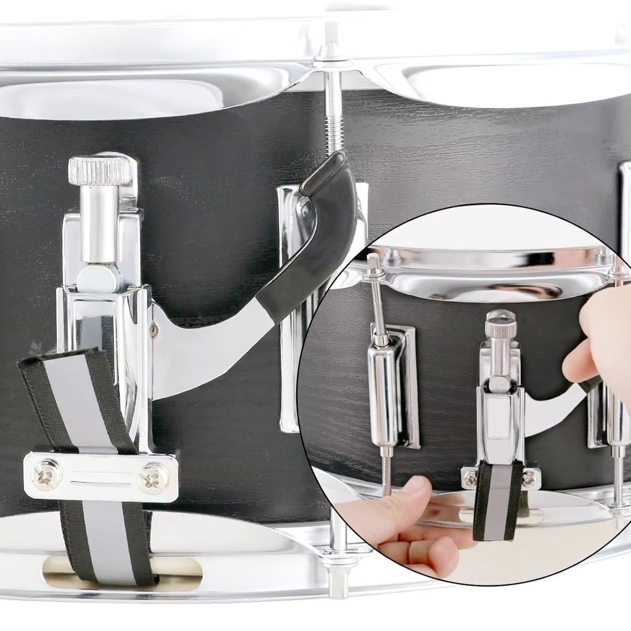 Wood‑grain Marching Drums Marc - Musical Instrument Band ulasan dan harga