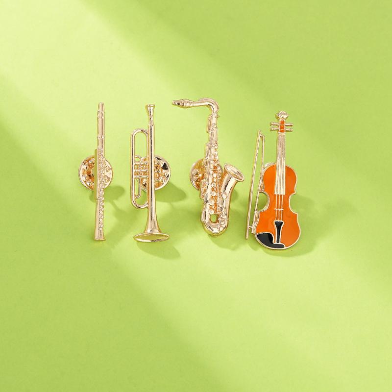 1Pcs Orchestra Inspired Badge, - Musical Instrument In Orchestra ulasan dan harga