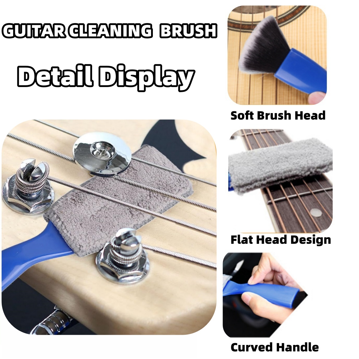 Miwayer Guitar Strings Cleaner - Musical Instrument Fagot ulasan dan harga