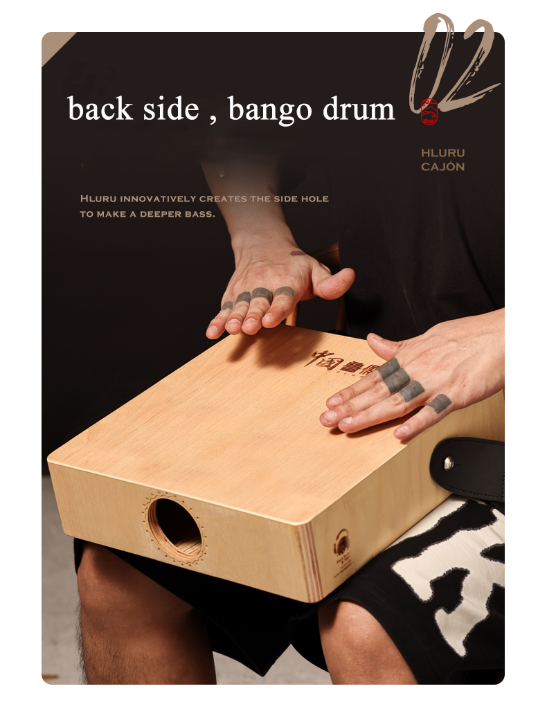 Hluru Cajon Drum for Travel, W - Musical Instrument All ulasan dan harga