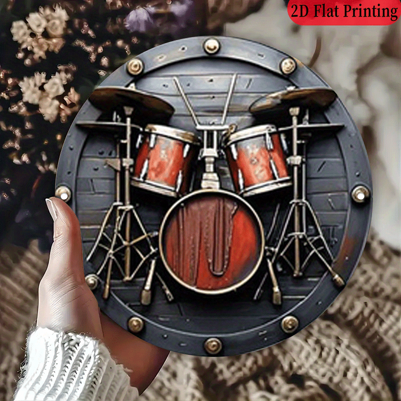 2D Flat, 1pc, 20.32x20.32 cm 2 - Musical Instrument Band ulasan dan harga