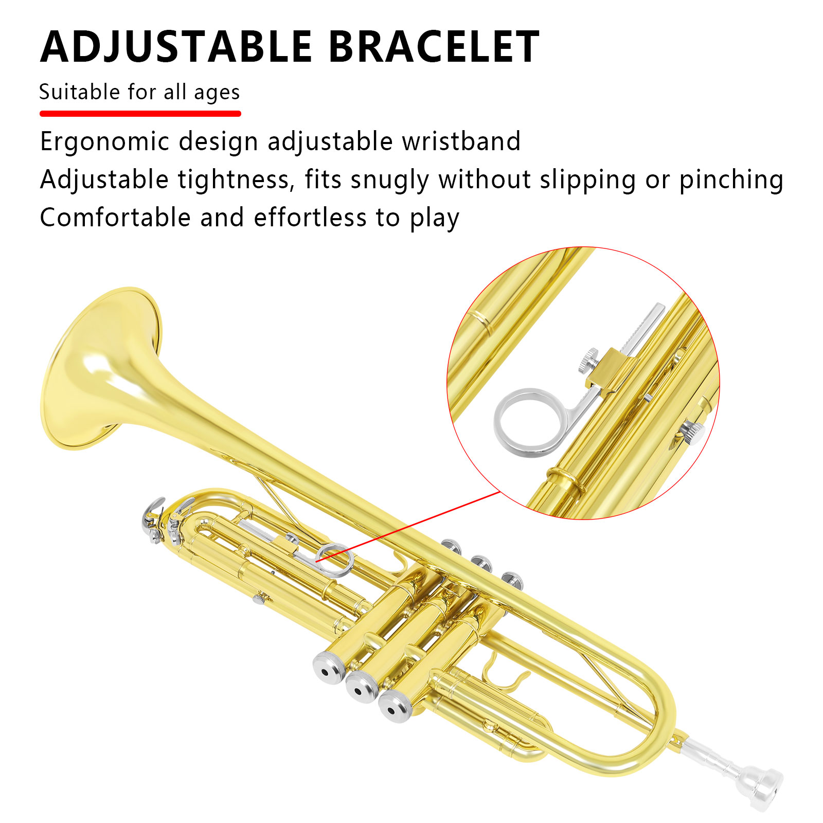  Lacquer Gold Brass Trumpet B - Musical Instrument In Orchestra ulasan dan harga