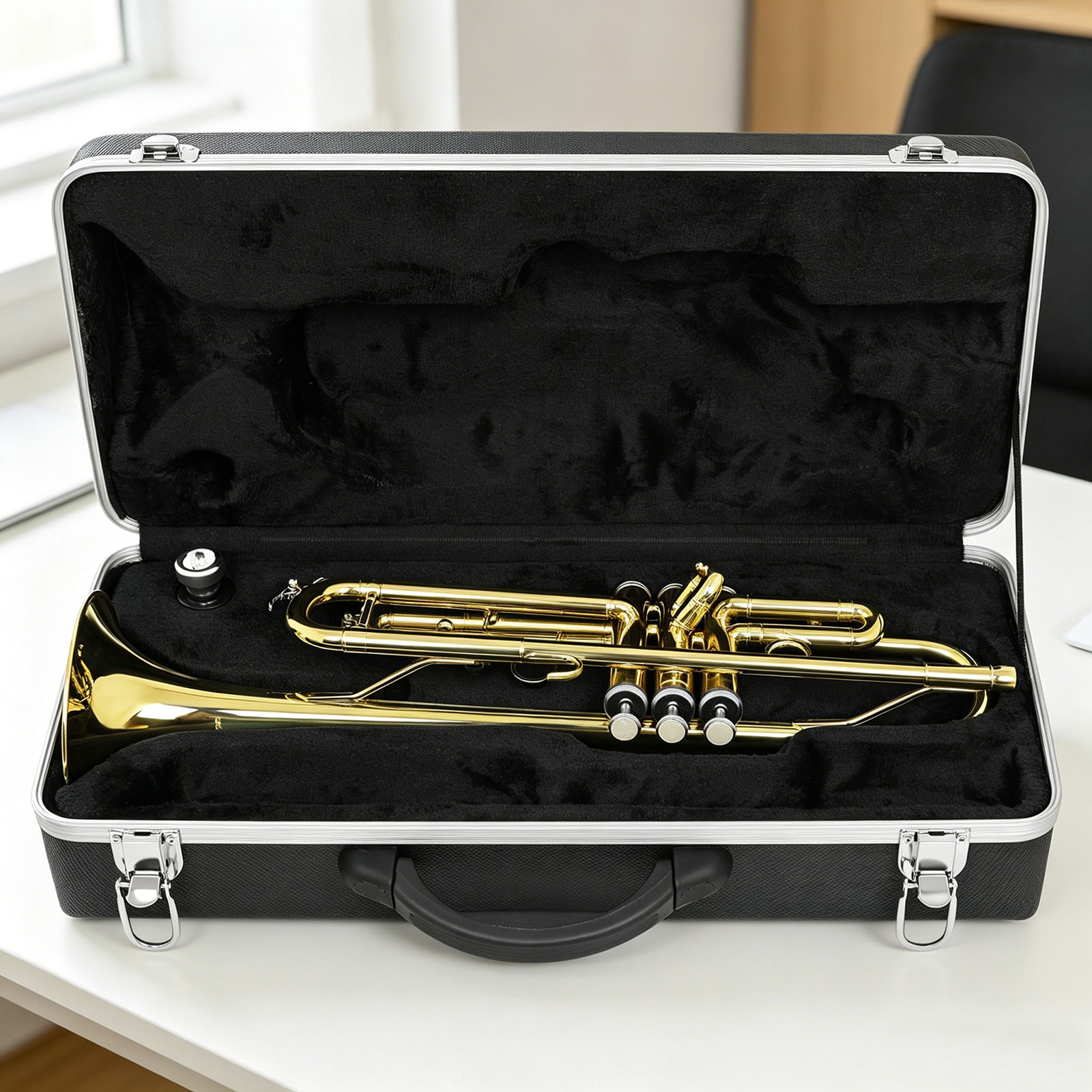  Lacquer Gold Brass Trumpet B - Musical Instrument In Orchestra ulasan dan harga