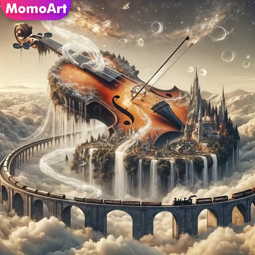 Momoart Diamond Painting Violi - Musical Instrument Fagot ulasan dan harga