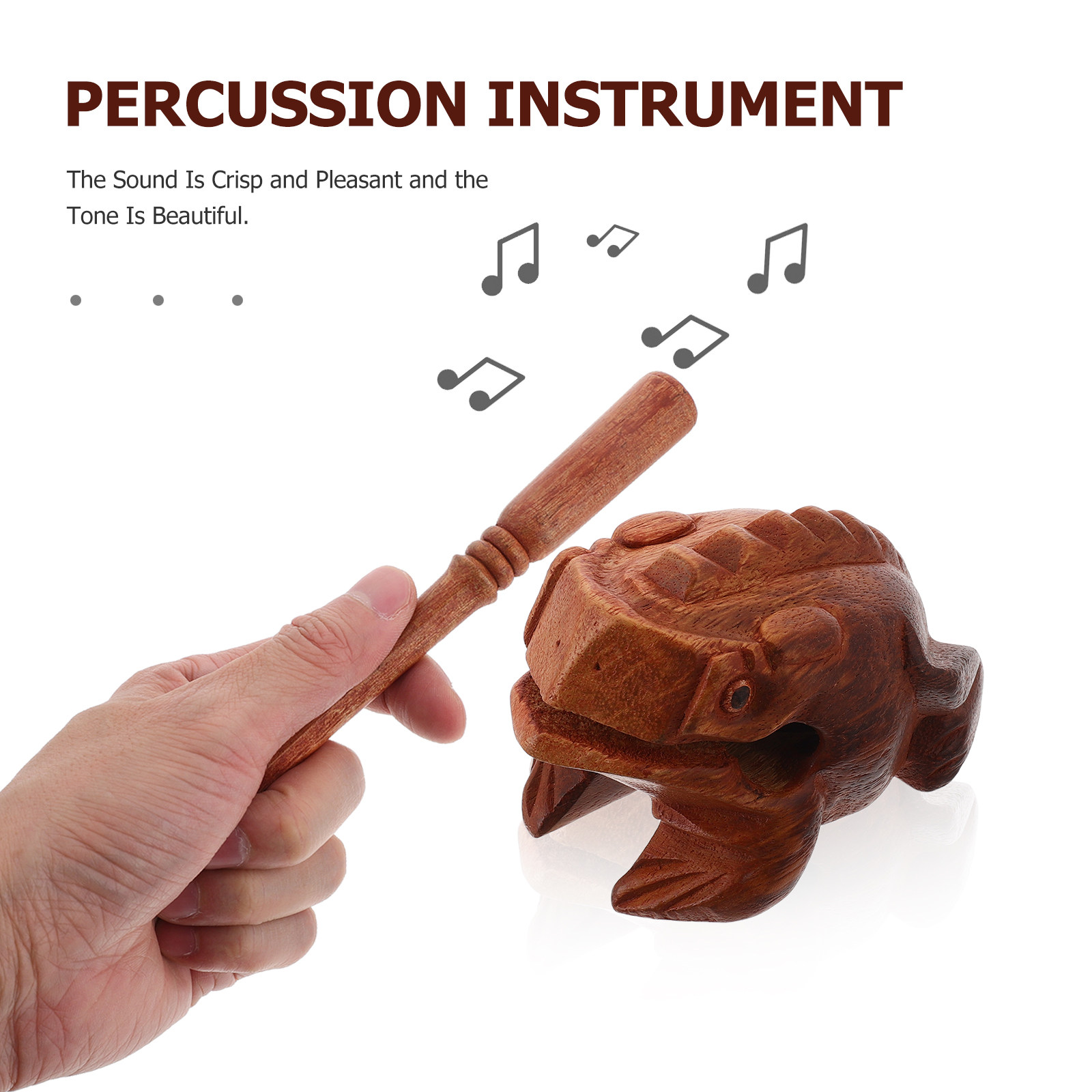 1Set Wooden Frog Guiro Percuss - Musical Instrument All ulasan dan harga
